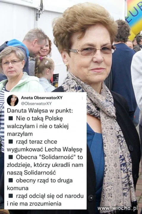 Danuta Wałęsa w punkt 