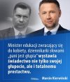 Minister edukacji