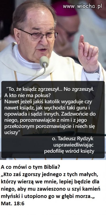 Bóg sam mówi jak karać pedofilów