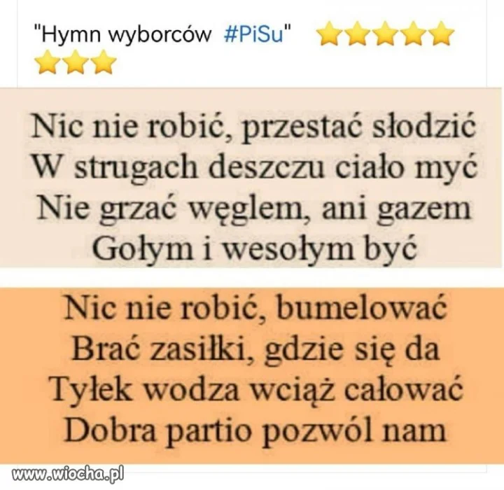 Nowy hymn PiS