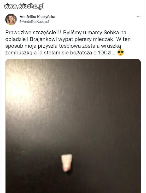 O szczęście niepojęte.