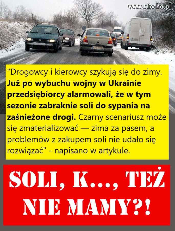Sól drogowa na wagę złota. Ceny poszybowały