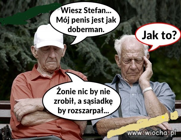 Żona na meża warczy