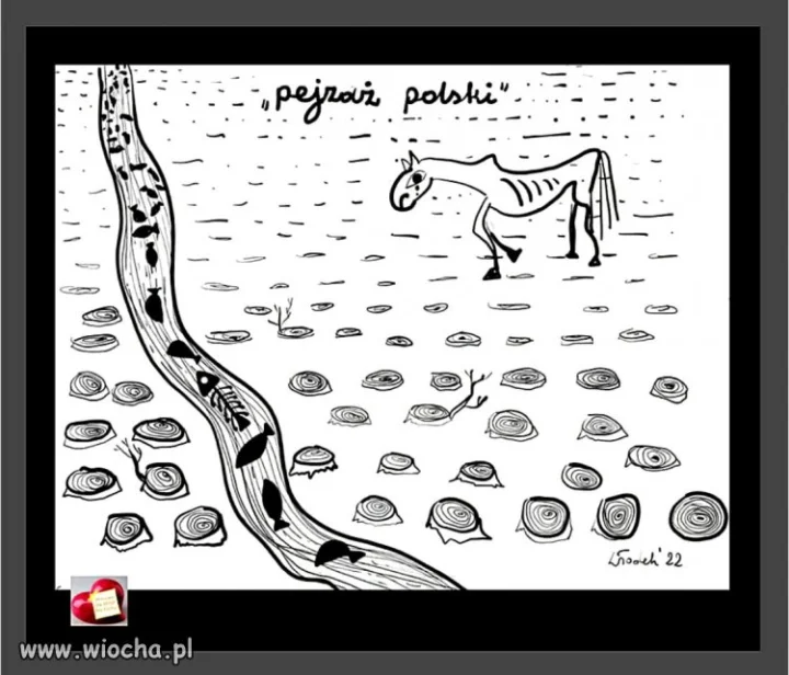 Pejzaż po pisie 