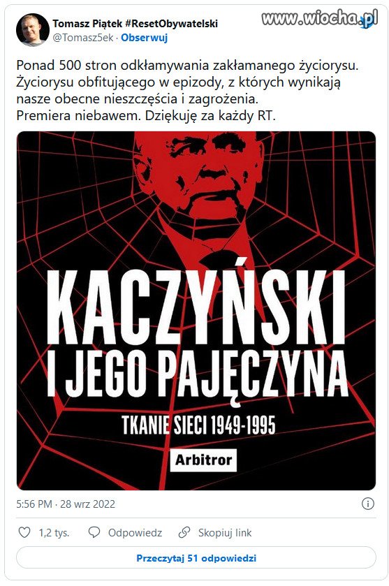 Wkrótce ukaże się książka o dyktatorze z PiS.