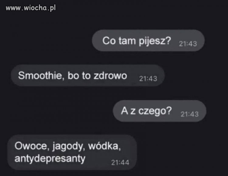Pijcie smoothie 