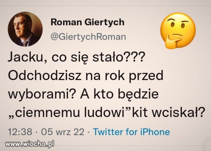 Następca. Równie zgniłej osobowości jak Kurski