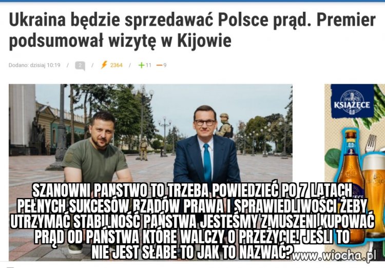 Jak zwykle mamy kolejny sukces rządów pis