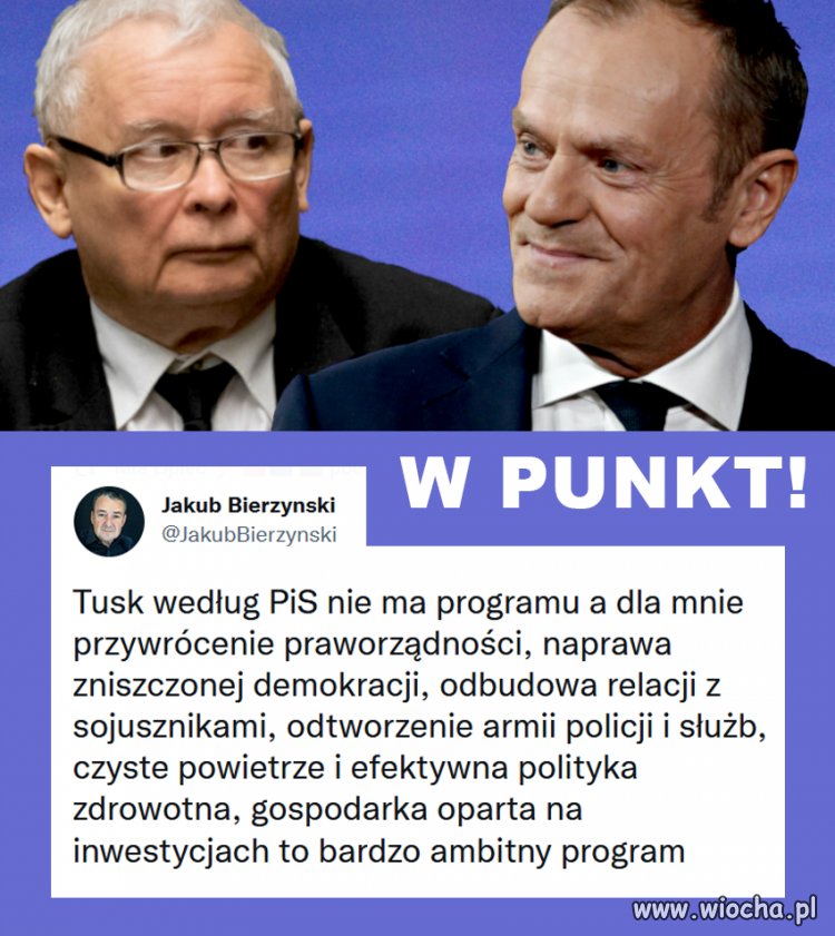 Program PO to posprzątanie bałaganu po PIS.
