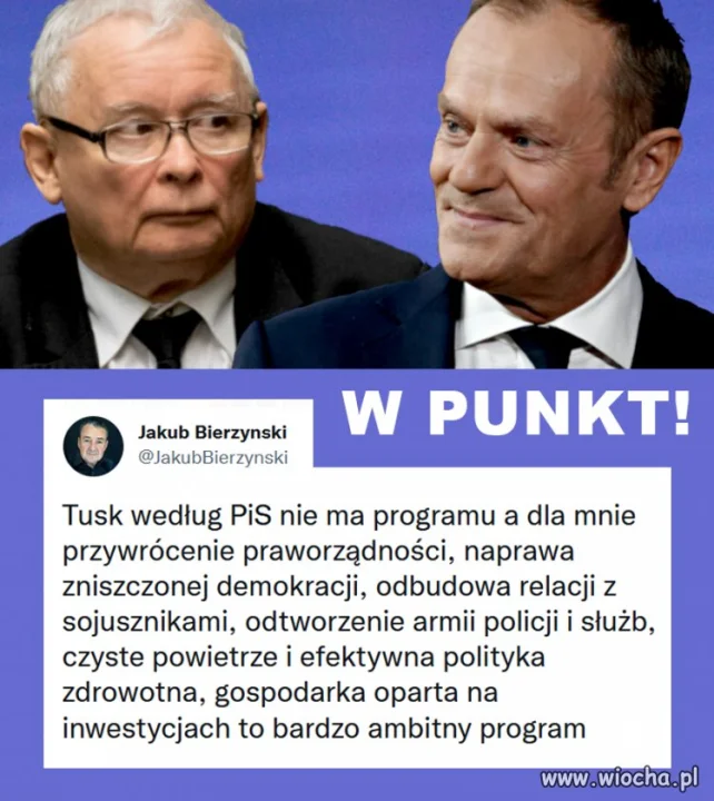 Program PO to posprzątanie bałaganu po PIS.