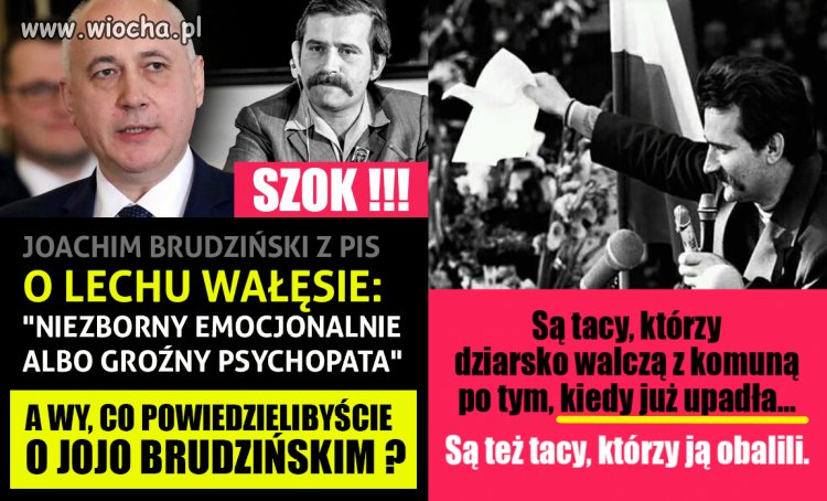 Dziś komuchy biorą odwet na Wałęsie. Wystarczyło 7 lat