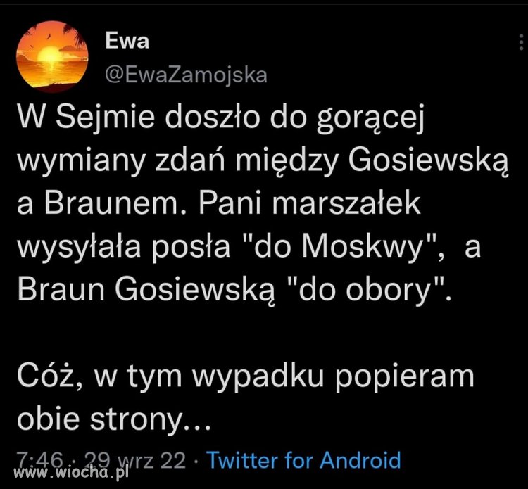 Do obory w Moskwie. 
