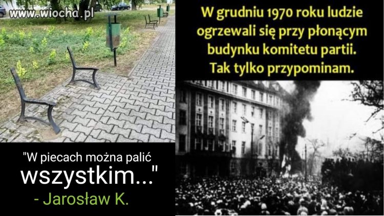 Jakby ktoś nie wiedział, to w kościołach też są drewniane ławki