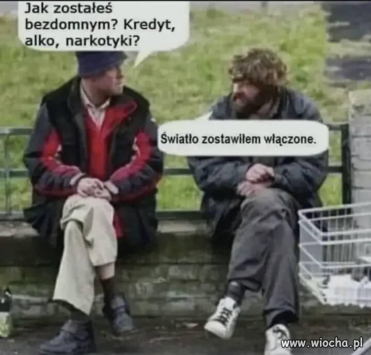 Właśnie dostałem rachunek za prąd