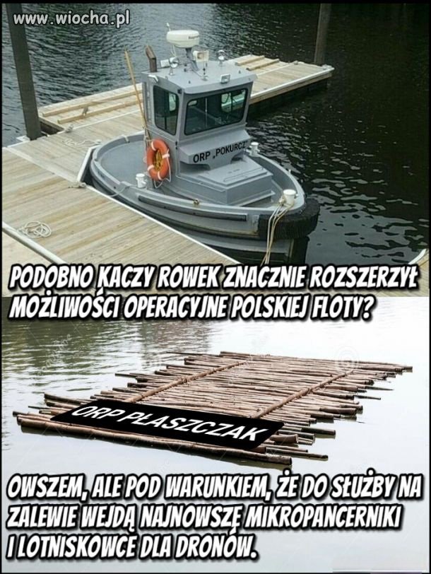 Flotylla zdolna pokonać rów Kaczyńskiego