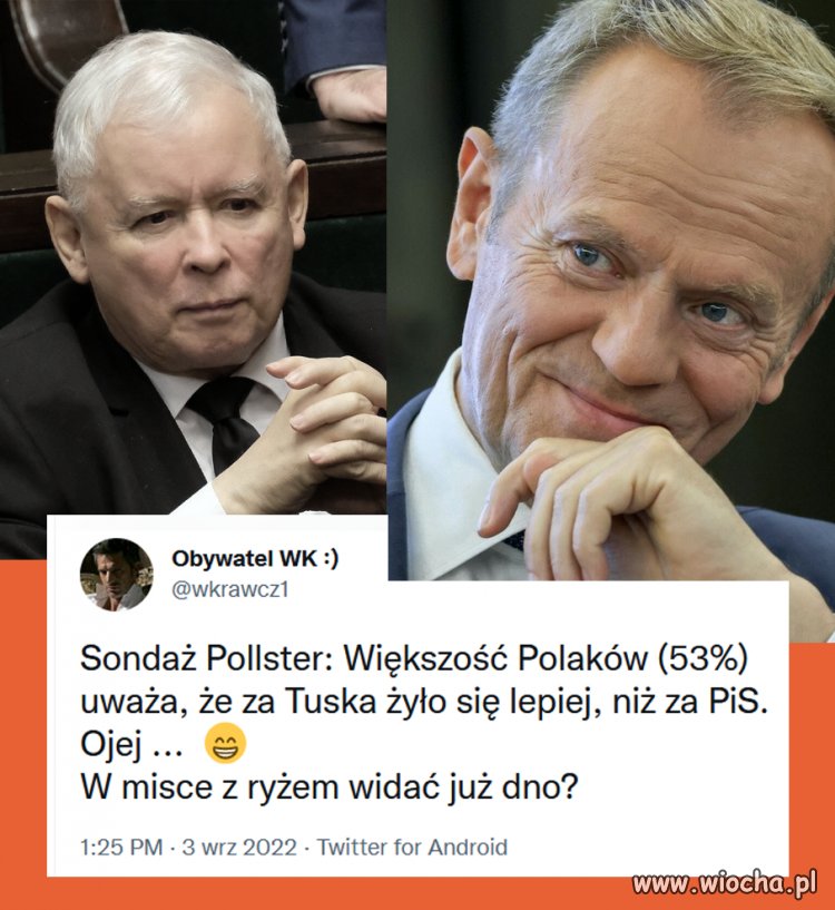 Czyli powoli Ludziom spadają ciemne okulary