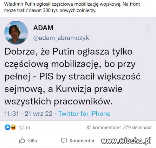 PiS już się nie kryje, że bliżej im do Moskwy, niż do Zachodu!