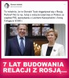 Donald Tusk pozuje z Ławrowem 