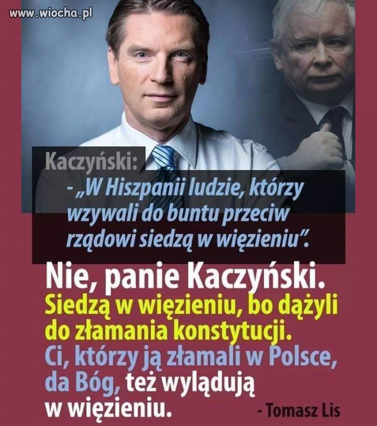 Tomasz Lis do jaśnie pana prezesa.