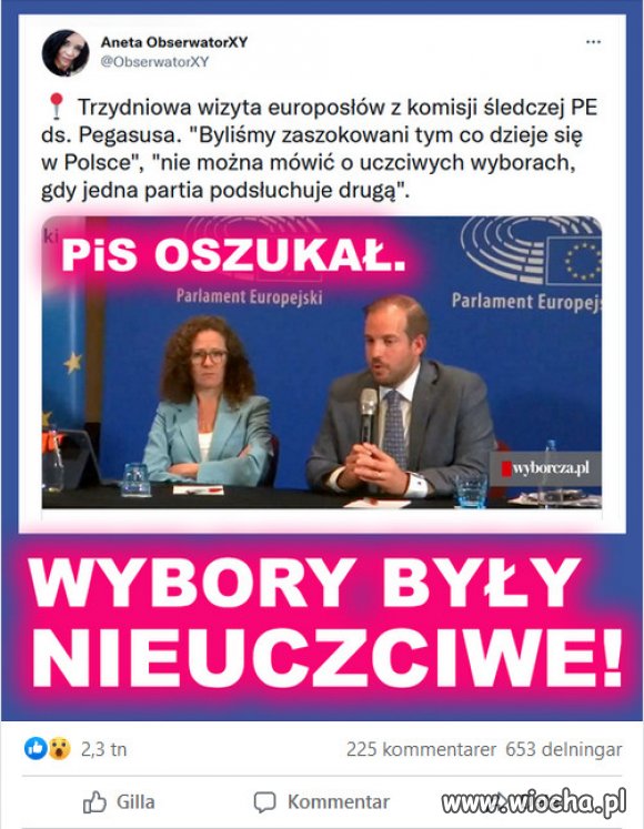 Tak knuja i szczuja cwaniaczki PiSu, zeby utrzymac koryto!