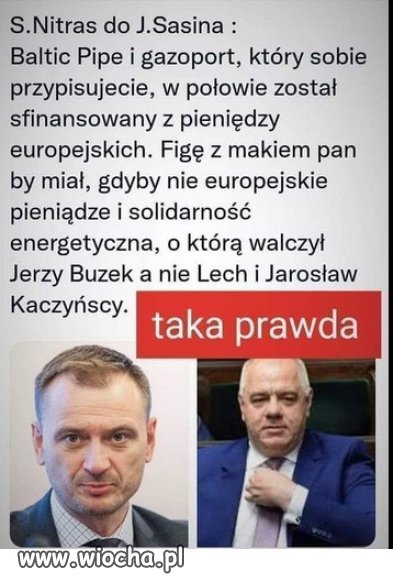 PiS zawsze lubi przypisywac sobie sukcesy innych