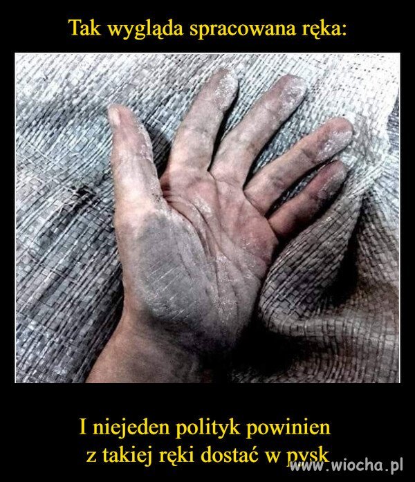 Spracowane ręce