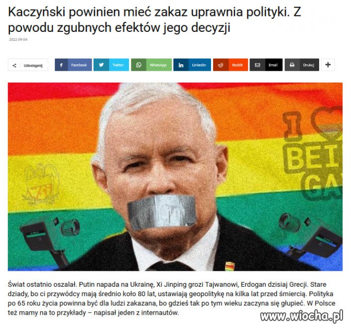 Efekty jego rządów sa tragiczne, dla Polski!