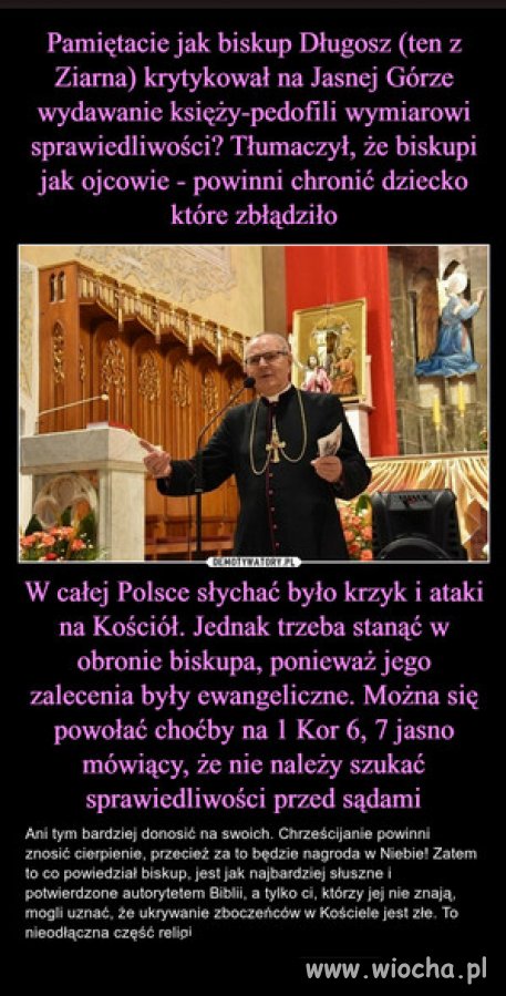 Takie czasy sjuszu PiSu z sekta kosciola...