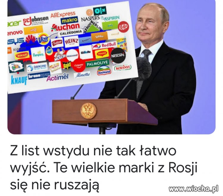 No proszę ile firm wspiera reżim 