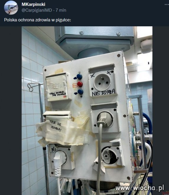 Polska służba zdrowia.