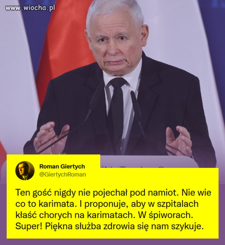 To mówi facet, któremu dyrektor szpitala przywozi kule do domu