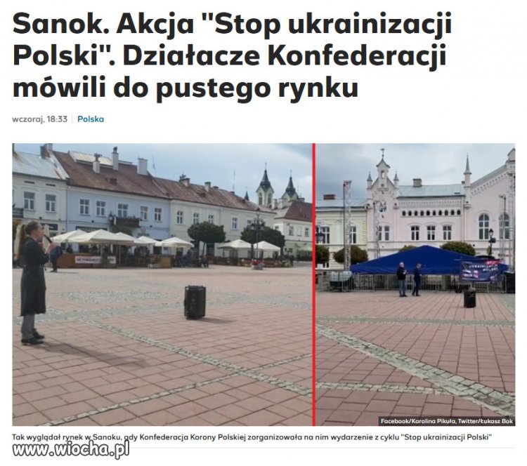 Nikt nie chce słuchać, putinowskiej propagandy Konfederosji!