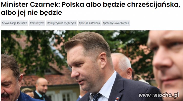 Czarnek jako minister nauki