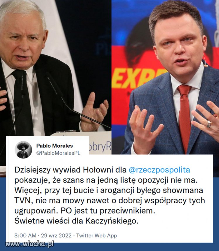 Hołownia to ukryta opcja na ewentualną porażkę pis-u, 