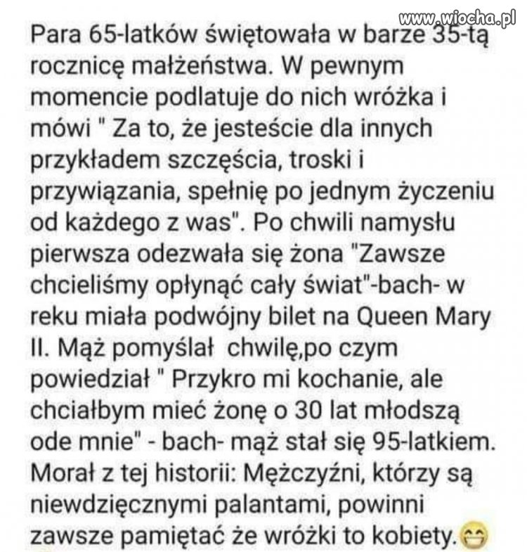 Ostrożnie z życzeniami...