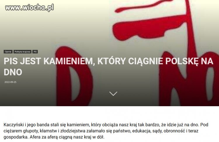 Kaczyński kłamie, kłamią jego ministrowie i premier. 