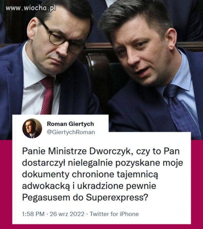 Romek pyta Dworczyka