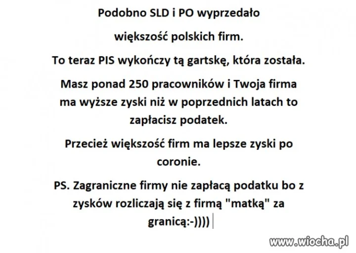 Gdy brakuje pieniędzy, komuno wróć...