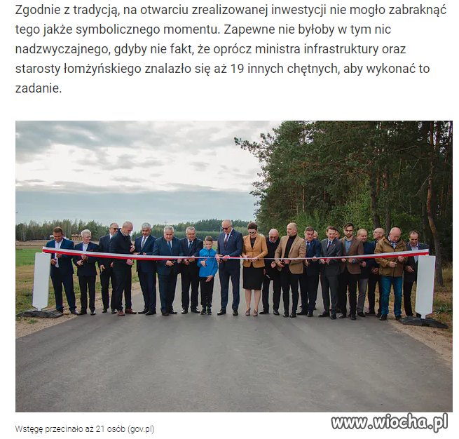 Otwarcie drogi na Podlasiu.