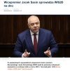 Gdzie Kaczynski nie pomoze, tam wysle Sasina...