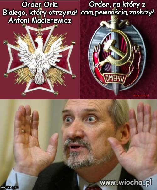 Antoni Zdzisławowicz Maciarewicz kawalerem...