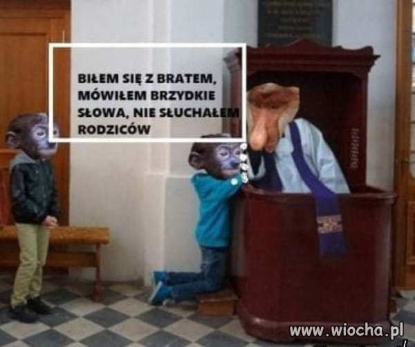 Mama trzymała taty lizaka w ustach itd.
