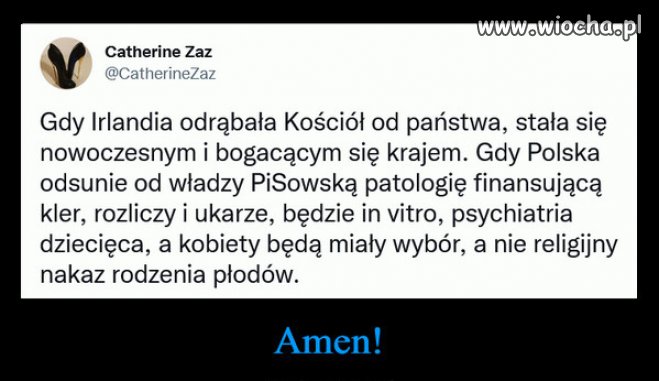 Irlandia PKB per capita ok $70 000. Polska ok $17000.