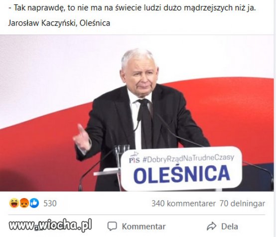 Starość i skromność senilnego Jarozbawa...
