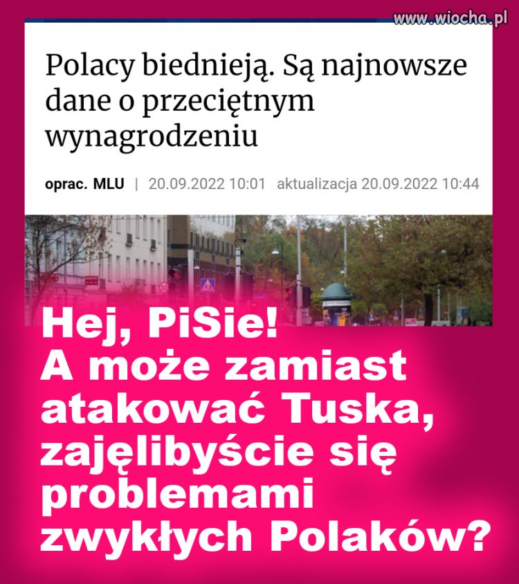 Zamiast iść do przodu pod każdym względem to dzięki naszym rządzącym cofamy się do epoki kamienia łupanego 