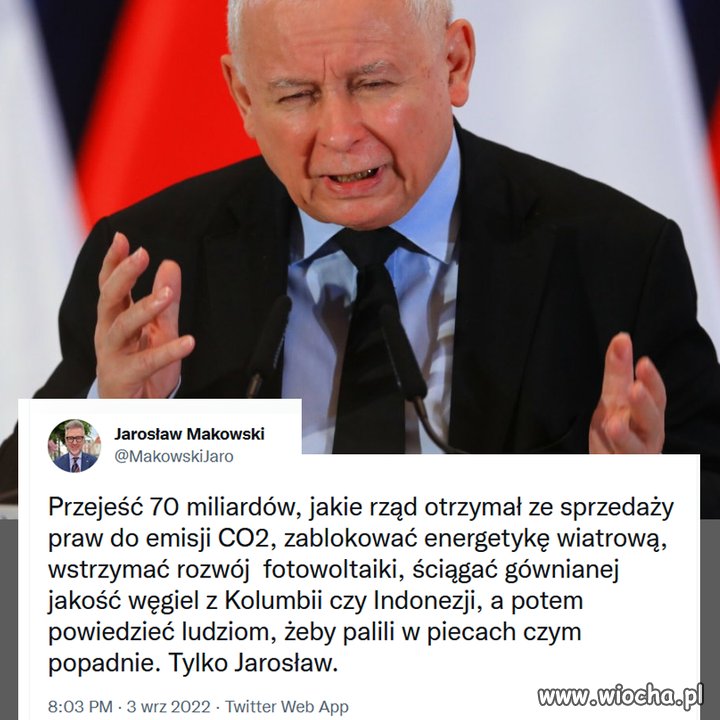 Ten stary dziad mentalnie jest w XIX wieku