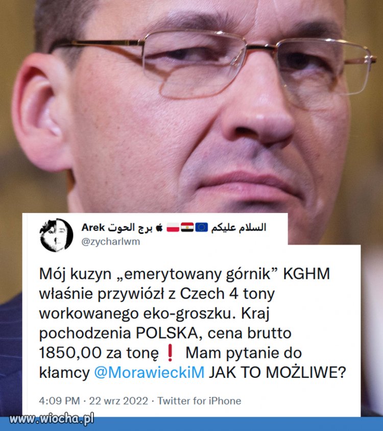 A co to Morawieckiego obchodzi jemu to lata, jego to nie dotyczy.