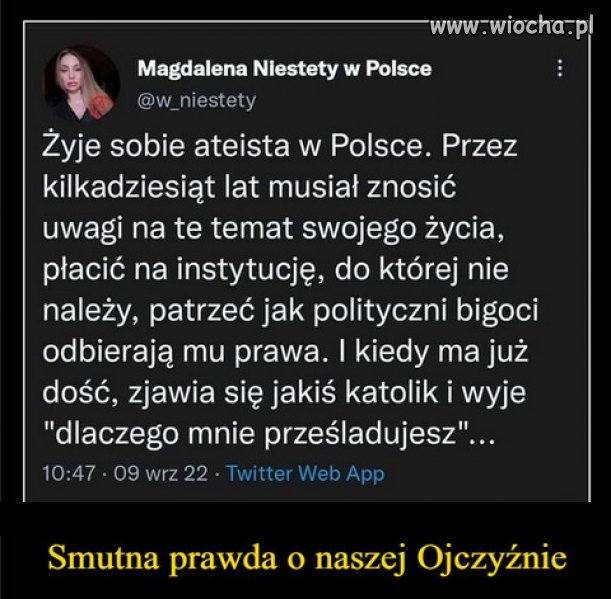 Polska za rządów sojuszu PiSu z sektą kościoła...
