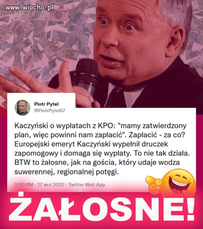 Stary mlaskający dziad oderwany od rzeczywistości