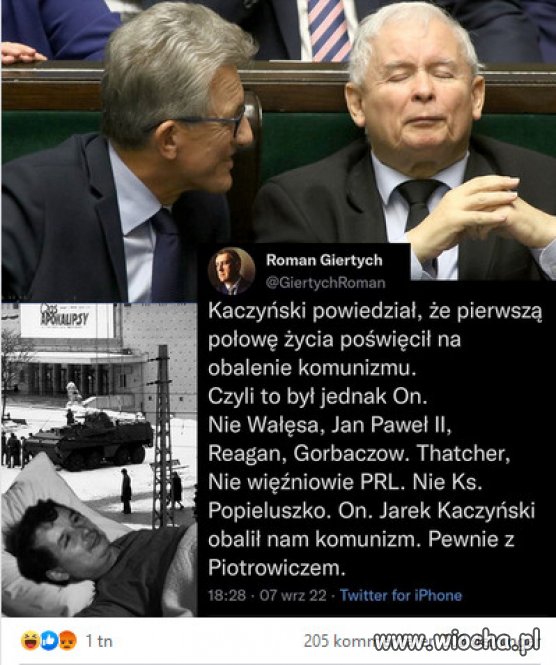 Jarozbaw zaczyna bredzic w senilnych urojeniach...